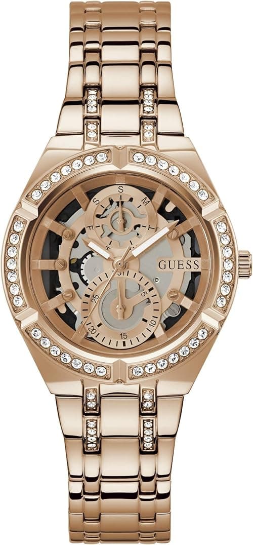 GUESS Women's Quartz Analog Watch with Stainless Steel Strap GW0604L3, Rose Gold, Bracelet on Amazon.ae - Price Tracker