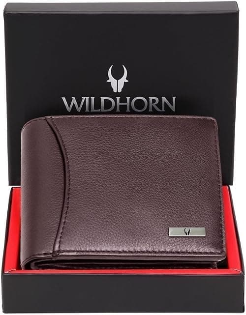 WildHorn unisex-adult Leather Wallet for Men Bi-Fold Wallet على Amazon.ae - متتبع الأسعار