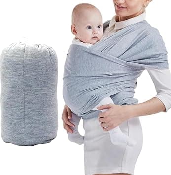 MOTIM Baby Sling Wrap Stretchy Premium Carrier Newborn to Toddler Breastfeeding Carriers Multi-Purpose Baby Carrier Nursing Cover على Amazon.ae - متتبع الأسعار