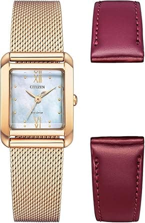 Citizen Men Analogue Japanese Quartz Watch with Stainless Steel Strap EW5593-64D on Amazon.ae - Price Tracker