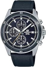 Casio Edifice Men's White Dial Stainless Steel Chronograph Watch - متتبع أسعار Amazon.sa