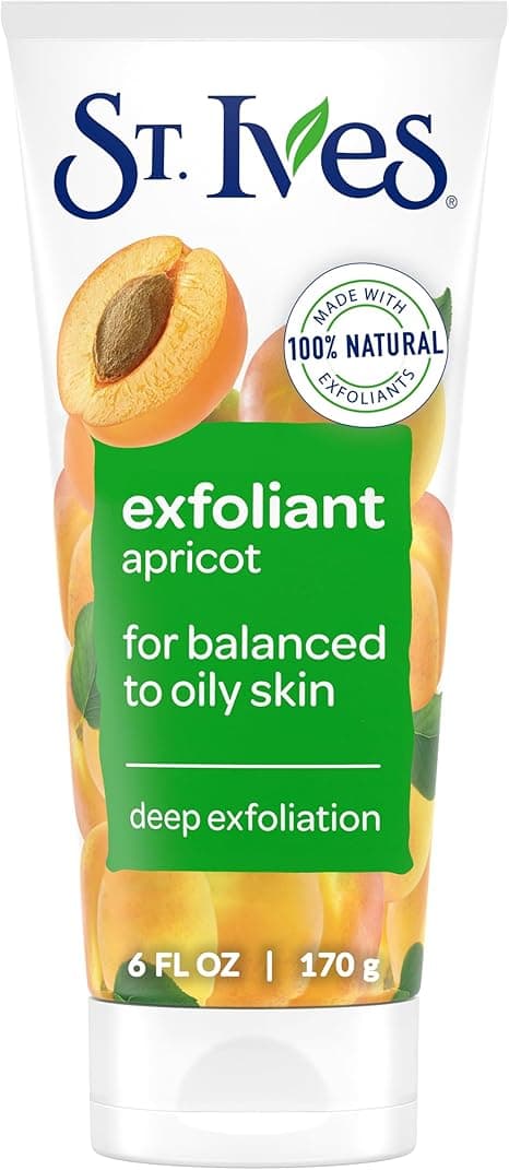 St. Ives Fresh Skin Apricot Face Scrub with 100% Natural Exfoliants & Extracts|Deep Exfoliating Scrub for Glowing Skin|Facial Scrub for Men & Women| Dermatologically Tested| Paraben-Free| 170gm on Amazon.ae - Price Tracker