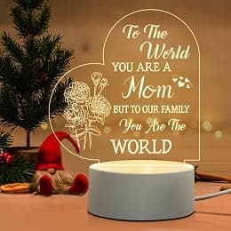 MAKINGTEC Gifts for Mom from Daughter Son, MAKINGTEC Mom Birthday Gifts, Mom Gifts Engraved Night Light, Thanksgiving, Mothers Day, Birthday Gifts for Mom from Daughter Son - Amazon.ae Price Tracker