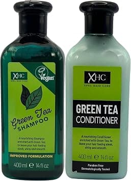 Xpel Marketing Green Tea Shampoo & Conditioner Combo With Green Tea & Tea Tree Oil To Prevent Hair Loss, Dandruff & Breakage - Vegan Friendly.NO Sulphates, Parabens, Silicones, Color & PEG - 800ml on Amazon.ae - Price Tracker