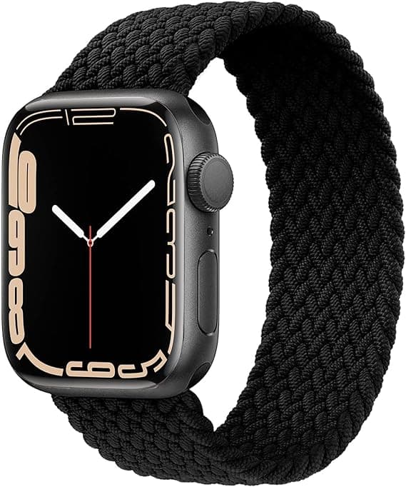 Dado Braided Solo Loop Nylon Strap for Apple Watch, Elastic Bracelet for Series Ultra 2 | 9 | 8 Ultra | 8 | 7 | 6 | 5 | 4 | 3 | SE with metal connectors on Amazon.ae - Price Tracker