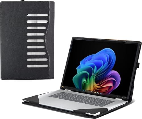 Laptop Case for HP OmniBook 7 Flip 2-in-1 Next Gen AI 16t-au000(16-au0047nr 16-au0017nr) 16inches[Not Other Models] PU Leather Protective Bag Detachable Shell (Dark Gray) on Amazon.ae - Price Tracker