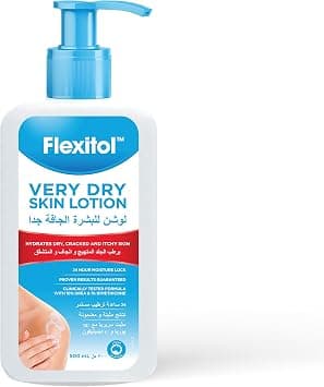 Flexitol Very Dry Skin Lotion 500ml, 24 hours moisture lock, 10% Urea & 1% Dimethicone, Vitamin E, Eczema & Psoriasis on Amazon.ae - Price Tracker