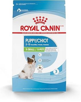 Royal Canin X-Small Puppy Dry Dog Food, 3 lb bag - متتبع أسعار Amazon.sa