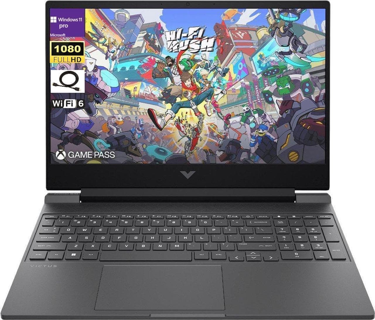 HP Victus 144Hz 15.6" FHD Gaming Laptop, AMD Ryzen 5 7535HS Processor, Radeon RX 6550M (Beats Nvidia GeForce RTX 3050), 8GB RAM 512GB SSD, Backlit Keyboard, Windows 11 Pro, Mica Silver on Amazon.ae - Price Tracker