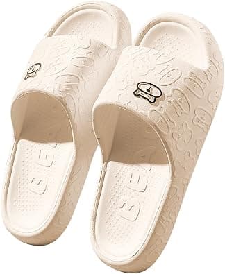 Homarket Indoor Non-Slip Slippers, Women Quick Drying Shower Sandals with Ultra Soft EVA Material, Open Toe Slippers on Amazon.ae - Price Tracker
