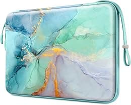 FINPAC Hard Laptop Sleeve Case for MacBook Pro M1 14-inch 2021, 13.3'' MacBook Air/Pro, Shockproof Computer Carrying Case for Dell Inspiron 13/XPS 13, Surface Laptop, HP, Acer (Emerald Marble) - Best Deal Finder