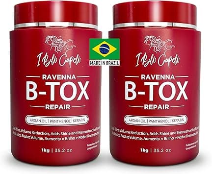 I Belli Capelli Repair Ravenna B-tox Treatment Hair Set with 2 units - All Hair B-tox, Hair Surgery - Anti-Frizz Effect, Volume Reduction, Smoothing on Amazon.ae - Price Tracker
