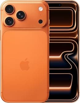 Apple iPhone 17 Pro Max 512 GB: 6.9-inch Display with ProMotion, A19 Pro Chip, Best Battery Life in Any iPhone Ever, Pro Fusion Camera System, Center Stage Front Camera; Cosmic Orange - متتبع أسعار Amazon.sa