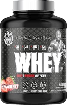 Dexter Jackson Black Signature Series Whey Protein | 2268 Gram (5 Lbs, Strawberry) على Amazon.ae - متتبع الأسعار