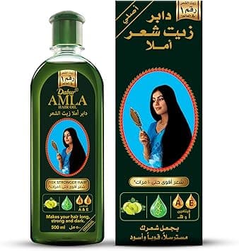 Dabur Amla Hair Oil 500ml | Natural care | Enriched with Amla, Natural Oils & Vitamin C | Nourishes Scalp | Moisturizing and Strengthening Hair Treatment for Women & Men | For Long, Strong & Dark Hair on Amazon.ae - Price Tracker