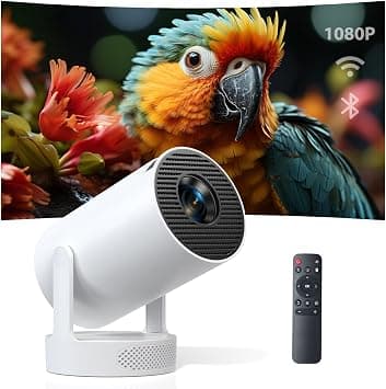 [Built-in Apps ]Trunera Smart Mini Projector with WiFi 6 and Bluetooth 5.0 | Android 11 OS & 5000+ Apps, 4K 1080P Supported, 20000 Lumens, 180° Rotatable, Auto Keystone & HiFi Speakers على Amazon.ae - متتبع الأسعار