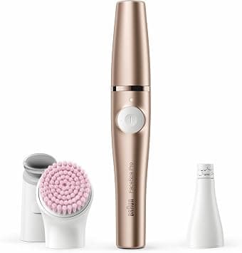 Braun FaceSpa Pro 921 Facial Epilator Bronze – 3-in-1 Facial Epilator, Cleansing And Firming System For Salon Beauty At Home With 3 Extras على Amazon.ae - متتبع الأسعار