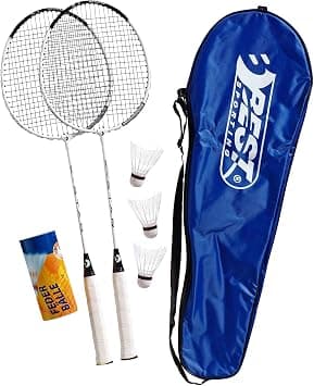 Best Sporting 200 XT Badminton Set, 2 Badminton Rackets, 3 Balls with Carry Bag on Amazon.ae - Price Tracker