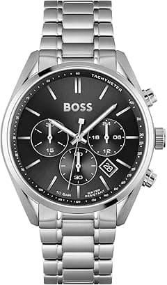 BOSS CHAMPION MENS BLACK DIAL - Amazon.ae Price Tracker