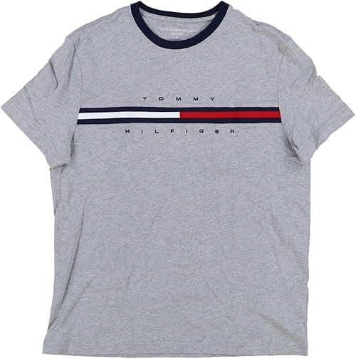Tommy Hilfiger Mens Core Tommy Flag Logo Tee T-Shirt on Amazon.ae - Price Tracker