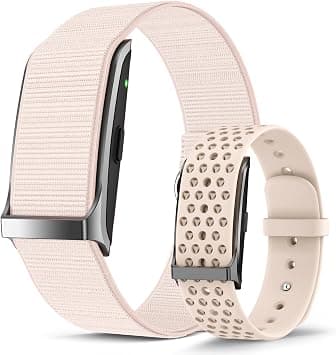 Smart Bracelet, Wearable Activity & Fitness Tracker Band, 24H Sleep Tracker, All-Day Continuous Heart Rate Blood Pressure Stress HRV Monitor, 120+ Sport Modes Smart Wristband with 2 Bands, Free APP على Amazon.ae - متتبع الأسعار