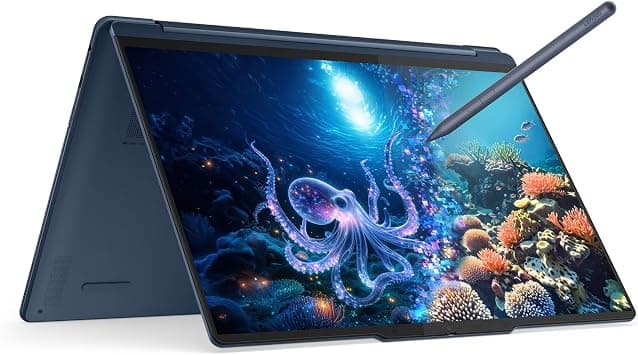 Lenovo Yoga 9i 2-in-1 Aura Edition,Intel Core Ultra 7 258V Processor,14” 2.8K,100 nits(HDR) OLED, Touchscreen Display, 32GB LPDDR5X-8533MT/s Memory, 1TB SSD, Wi-Fi 7, Pen, English/Arabic, Win 11 Home على Amazon.ae - متتبع الأسعار