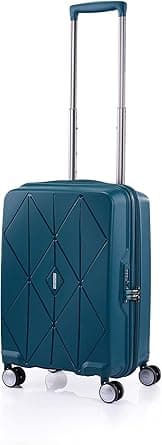 Argyle Suitcase, Cabin Size, 4 Spinner Wheels, Hard Top, Polypropylene, DuoSaf™ Security Zipper|TSA 008-3 Years International Warranty on Amazon.ae - Price Tracker