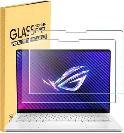 MUBUY-GOL 2-Pack Tempered Glass Screen Protector for 2026 2025 New ASUS ROG Zephyrus G14 GU405 GA403 14" AI Gaming Laptop 9H Hardness Anti-Scratch, Ultra HD Clear Bubble-Free على Amazon.ae - متتبع الأسعار