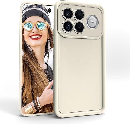 Case for Xiaomi Poco F8 Ultra 5G Case – Silicone Shockproof Protective Camera Case Portable Soft TPU Cover Bumper, White على Amazon.ae - متتبع الأسعار