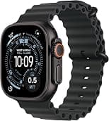 Apple Watch Ultra 3 GPS + Cellular 49mm Premium Running and Multisport Smartwatch with Rugged Black Titanium Case with Black Ocean Band. Advanced Health and Fitness Tracking - Best Deal Finder