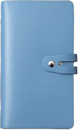 RFID Credit Card Holder, Leather Business Card Organizer with 96 Card Slots, Credit Card Protector for Managing Your Different Cards and Important Documents to Prevent Loss or Damage - Best Deal Finder