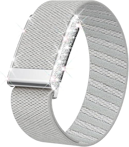 Diamond Nylon Sport Band Compatible for Whoop 5.0 Bands - Breathable Adjustable Shiny Rhinestone Replacement Wristband Strap for Whoop Band 5.0 One & Peak - NOT Compatible with Life/MG or Whoop 4.0 on Amazon.ae - Price Tracker