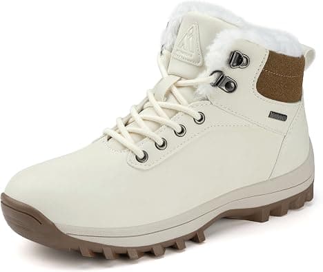 Mishansha Men's Winter Snow Boots Fur Shoes Warm Padded Trekking Boots 36-48 on Amazon.ae - Price Tracker