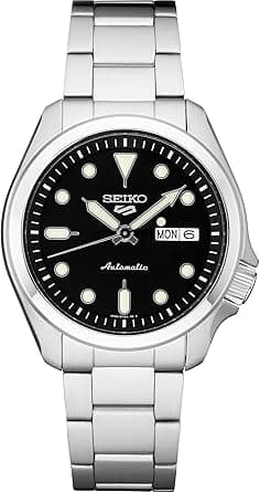 SEIKO Automatic Watch for Men - 5 Sports - Day/Date Calendar, LumiBrite Hands and Markers, and Rotating Bezel, 100m Water-Resistant on Amazon.ae - Price Tracker