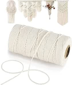 100 M Cooking Twine, Strong Food Safe Cotton Wraps String for Tying Meat, Baking, DIY Crafts, Gifts Making Sausage Packaging Decoration Macrame Cord Thickness 2MM on Amazon.ae - Price Tracker