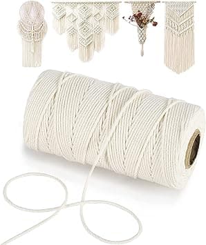100 M Cooking Twine, Strong Food Safe Cotton Wraps String for Tying Meat, Baking, DIY Crafts, Gifts Making Sausage Packaging Decoration Macrame Cord Thickness 2MM - Amazon.ae Price Tracker