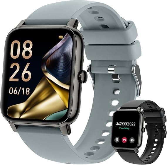 Smart Watch for Men Fitness Tracker: Smart Watches for Men Digital Womens Watches Make/Answer Call Waterproof Running Smartwatch Android Phone iPhone Samsung Compatible Heart Rate Monitor on Amazon.ae - Price Tracker