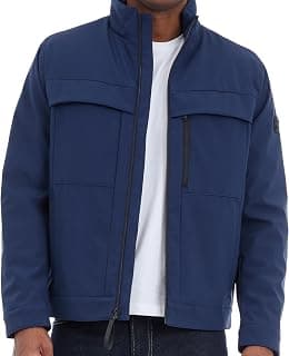 Michael Kors Mens Soft Shell Jacket, Wind and Water Resistant Coat Jacket - Best Deal Finder