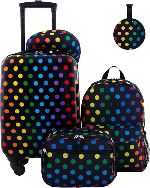Travelers Club Unisex Kid's 5 Piece Luggage Travel Set on Amazon.ae - Price Tracker