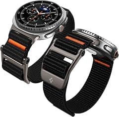 Spigen DuraPro Flex Designed for Samsung Galaxy Watch 8 44/40mm, 8 Classic 46mm Band Adjustable Solo Loop Strap (2025) - متتبع أسعار Amazon.sa