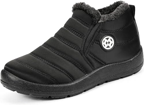 Gaatpot Women's Winter Boots Waterproof Warm Lined Snow Boots Winter Shoes Winter Short Shaft Boots Shoes على Amazon.ae - متتبع الأسعار