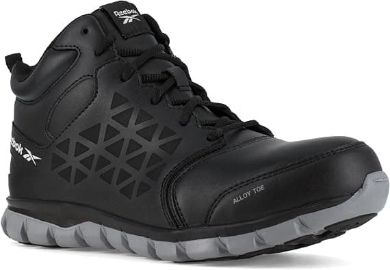 Reebok Men's Sublite Cushion Work Safety Toe Athletic Mid Cut Industrial & Construction Boot - Best Deal Finder