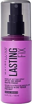 Maybelline New York Lasting Fix Make-Up Setting Spray, Fixing Spray, Matte Finish and Long-Lasting, Transparent on Amazon.ae - Price Tracker