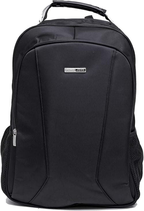 Para John Backpack, 19’’ Rucksack – 23L Travel Laptop Backpack/Rucksack – Hiking Travel Camping Backpack - Business Travel Laptop Backpack - College School Computer Rucksack Bag for Men/Women Black على Amazon.ae - متتبع الأسعار