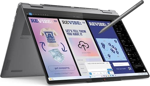 Lenovo Yoga 7 Laptop (UAE Version) | Intel Core Ultra 7 256V, Intel Arc Graphics, 16GB RAM, 512GB SSD, 14"WUXGA OLED Display, Luna Grey, Win11 + 2Y Premium Care [83JQ00B0AX] على Amazon.ae - متتبع الأسعار