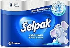 Selpak 3 Ply Kitchen Paper Towel 6 Rolls 80 Sheets - Amazon.ae Price Tracker