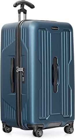 Traveler's Choice Indestructible Hardside Luggage Polycarbonate Trunk Spinner Suitcase - Best Deal Finder
