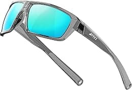 ATTCL Polarized Wrap Sunglasses for Men: Rectangle TR90 Frame, UV400 Protection Sport Glasses for Running, Driving, Fishing and Outdoor Activities - Best Deal Finder