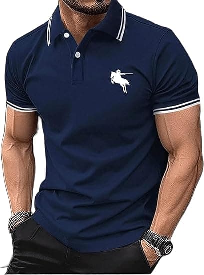 Lymio Polo T Shirt for Men || Men Casual T-Shirt || Polo - Amazon.ae Price Tracker