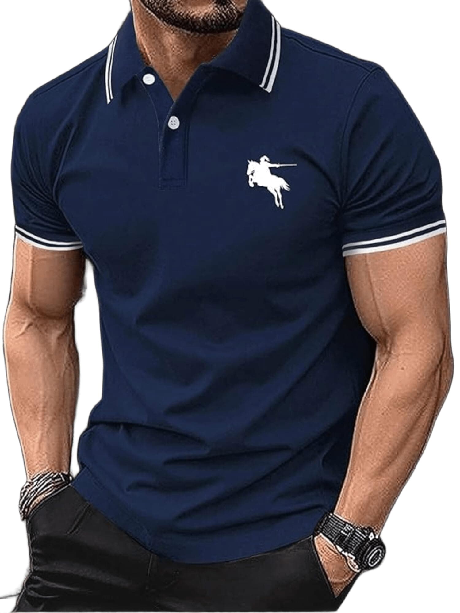 Lymio Polo T Shirt for Men || Men Casual T-Shirt || Polo on Amazon.ae - Price Tracker